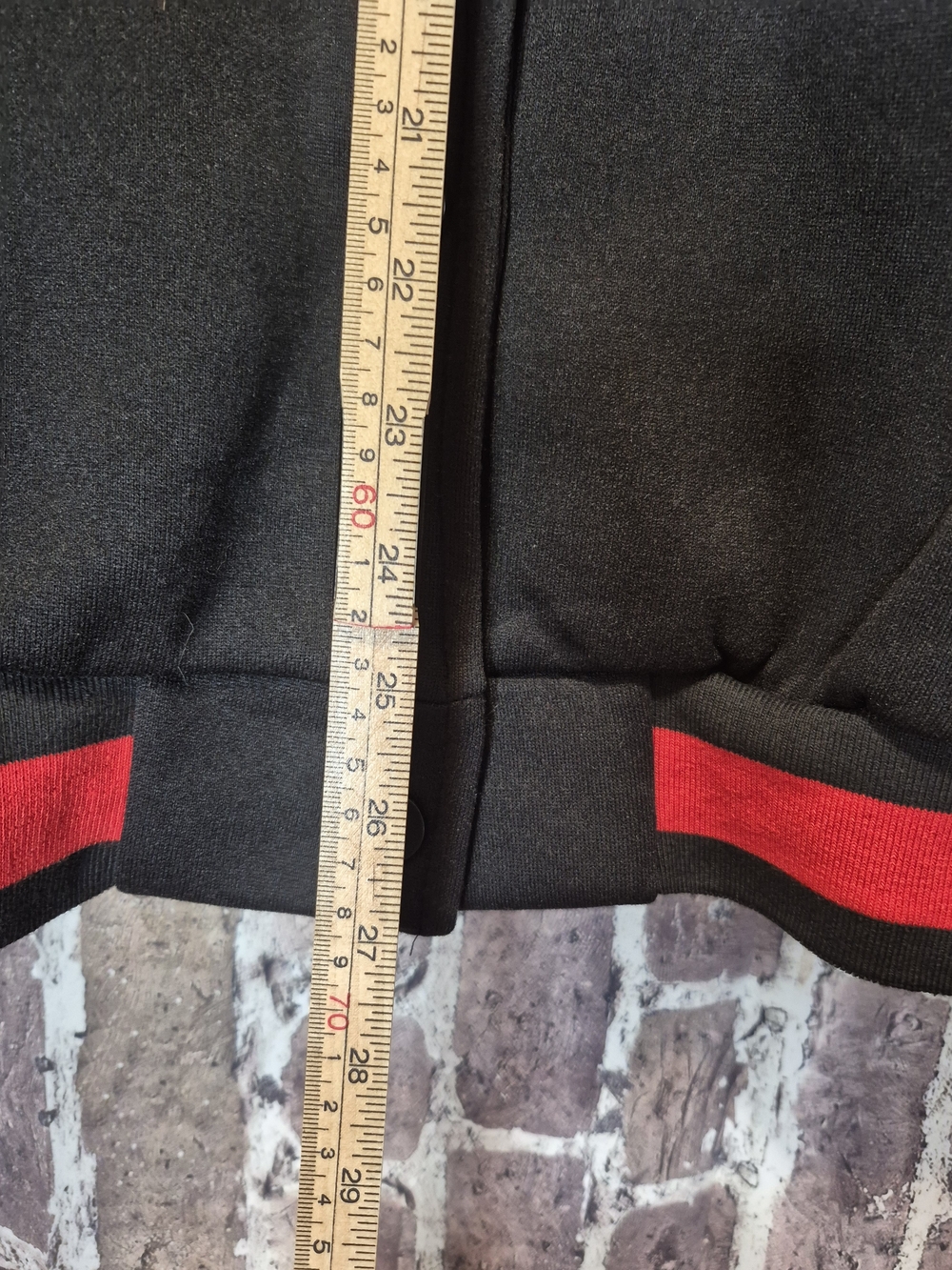 NWT Orange Kiss Chicago 1994 Varsity Bomber Jacket Black Red L - Picture 13 of 16